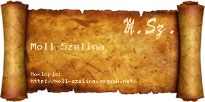 Moll Szelina névjegykártya